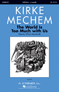 World Is Too Much with Us SATB choral sheet music cover